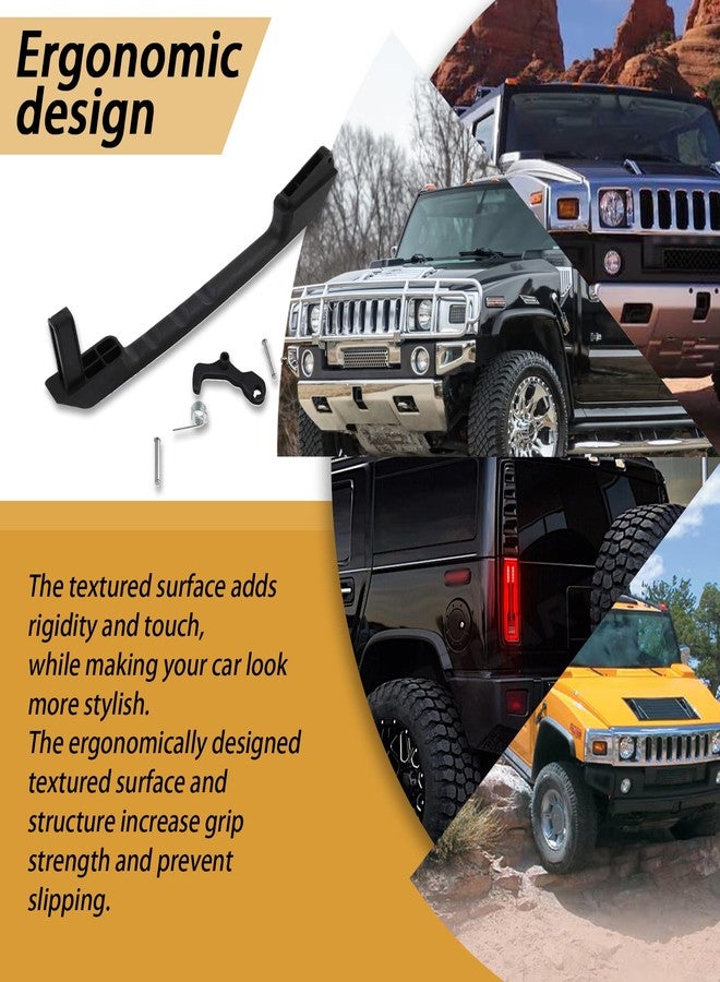 XTPTFABS 15135441 Rear Tailgate Handle Repair Kit Compatible withHummer H2 SUV 2003 2004 2005 2006 2007 2008 2009(Black Rear Liftgate Latch Handle Repair Kit) - Image 5